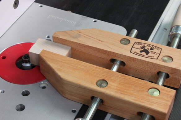 Dubuque Clamp Works Handscrew at the Router Table